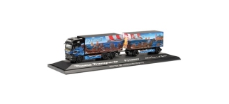 Herpa 122337 - H0 - MAN TGX GX Getränkekoffer-Hängerzug Pyraser